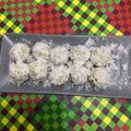 Cooksnap dari Derria Louis untuk resep Klepon Ubi Ungu (Simple tepung terigu & tapioka, takaran sendok)