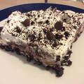 Jake in lo-fi's cooksnap of when they made chocolate lasagna.
