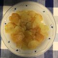 El cooksnap de Cristina cuando hizo Patatas chips al horno.