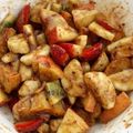 Meena Parajuli का कुकस्नैप जब उन्होंने हेल्दी मिक्स्ड फ्रूट चाट (healthy mixed fruit chaat recipe in Hindi) बनाया था।