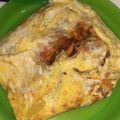 Cooksnap Nur Imtiyaz semasa beliau membuat Telur bungkus simple.