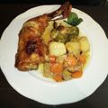 El cooksnap de Zaida TC @alquimiasfood cuando hizo Muslos de pollo al horno.