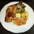 El cooksnap de Zaida TC @alquimiasfood cuando hizo Muslos de pollo al horno.