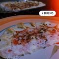 El cooksnap de Milena Gimenez cuando hizo Relleno de tarta de jamón y queso.