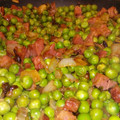 El cooksnap de Llorensu Llams cuando hizo Guisantes con jamón.