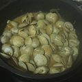 El cooksnap de esthy cuando hizo Almejas en salsa.