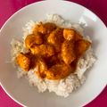 El cooksnap de Cris Abánades cuando hizo Pollo Tikka Masala.