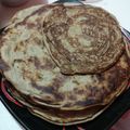 El cooksnap de Pinku León Rojas cuando hizo Hotcakes de plátano.