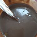 El cooksnap de anahi bouzon cuando hizo Ganache de chocolate amargo y naranja.