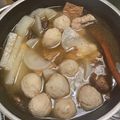 黑糖扇貝 的 自助餐店菜頭湯4.0內含整粒貢丸香菇跟排骨 cooksnap