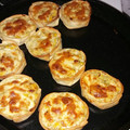 El cooksnap de Ian y sama cuando hizo Canastitas de choclo y queso.