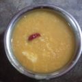Jayanti Banerjee's cooksnap of when they made পালংশাক দিযে মুসুর ডাল (palang shaak diye musur dal recipe in Bengali).