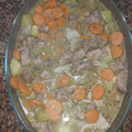El cooksnap de Ari Rodriguez cuando hizo Carrillada de cerdo a la jardinera.