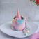 Cooksnap dari Hayatun Nufus AY untuk resep Unicorn Pudding Cake with Vla Strawberry