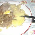 El cooksnap de Yamila Torres cuando hizo Bifes a la criolla.