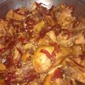 Cooksnap Ms Clumsy semasa beliau membuat Ayam Goreng Halia Cili Kering.