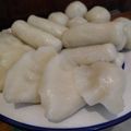Cooksnap dari indah falentina untuk resep Pempek DOS (tanpa ikan) lembuut