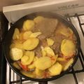 El cooksnap de Romi Gisele cuando hizo Bife de chorizo a la olla con papas.