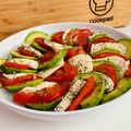 Andrea von Sattler Cooksnap-ja, amikor elkészítette a(z) Avokádó-mozzarella-paradicsom “saláta” bazsalikommal receptet.