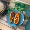 El cooksnap de Marijose cuando hizo Calabacín relleno de queso ricotta.