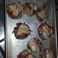 El cooksnap de mdcarrilloescobar cuando hizo Champiñones rellenos de jamón y queso.