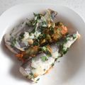 El cooksnap de MaryGlory cuando hizo Pescadilla al horno con brócoli.