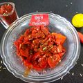 HEMA OZA's cooksnap of when they made લાલ મરચાં નું અથાણું.