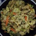 richclosson's cooksnap of when they made bubbas pork fried rice.