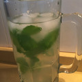El cooksnap de Delfi cuando hizo Limonada con menta y jengibre, una delicia!.