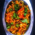 Kartika Parmar (Nikki) Nickname का कुकस्नैप जब उन्होंने पत्तागोभी की सब्जी (patta gobhi ki sabzi recipe in Hindi) बनाया था।