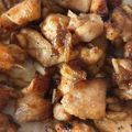 El cooksnap de sara cuando hizo Pollo con almendras estilo chino en Airfryer Cosori.