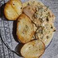 El cooksnap de Pato Ovejero cuando hizo Pollo con crema al verdeo y papas doraditas.