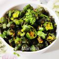 Manisha Malvi Angaitkar's cooksnap of when they made Bhindi fry.