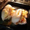 El cooksnap de Katerin Viera cuando hizo Suprema de pollo rellena.