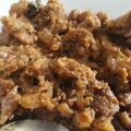 Uju's cooksnap of when they made Unripe plantain porriage with smoked fish.