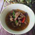Cooksnap FZ Adzlin semasa beliau membuat Daging Singgang Budu.