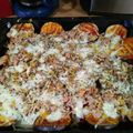 El cooksnap de Ivan Zaja cuando hizo Berenjenas en rodajas al horno con carne de pollo.