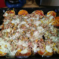 El cooksnap de Ivan Zaja cuando hizo Berenjenas en rodajas al horno con carne de pollo.