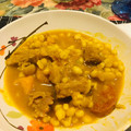El cooksnap de Albana Rende cuando hizo Locro Criollo argentino.