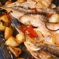 El cooksnap de Marvi cuando hizo Lubina al horno.