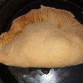 El cooksnap de Andrea cuando hizo Masa base para pizza y calzone.
