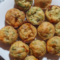 El cooksnap de Ale 🐬🌹 cuando hizo Muffins de repollo y lechuga.