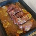 El cooksnap de mariel Alegre cuando hizo Bondiola de cerdo a la cerveza al horno.