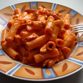 El cooksnap de Laegnur cuando hizo Macarrones con salchichas y queso.