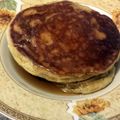 Elisa 's cooksnap of when they made Cheesecake Pancakes.