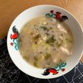 รูป Cooksnap ของ อ้วนหิว เมื่อเขาทำ "ข้าวต้มอกไก่ใส่มันฝรั่ง" 🥣🍚🐔🥔🧄