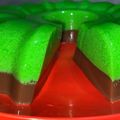 Cooksnap dari lilirahmawati untuk resep Puding Lumut Pandan Lapis Coklat (Moss Pudding layer Chocolate)