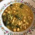 El cooksnap de Mercedes Cossío cuando hizo Garbanzos con arroz y judías verdes.