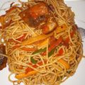 @Om Ziyad_Kitchen 's cooksnap of when they made Jollof Spaghetti.
