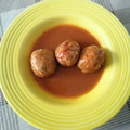 El cooksnap de Regina Hernandez cuando hizo Albóndigas con arroz en caldillo con chipotle.